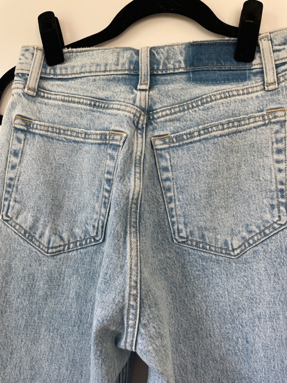 Abercrombie & Fitch Light Blue The 90’s straight ultra high rise WomanJeans 26/2 - Picture 8 of 10